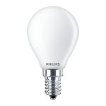 Philips Corepro LED Lustre E14 Kugel Matt 6.5W 806lm - 827 Extra Warmweiß | Ersatz für 60W
