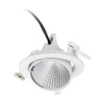 Philips Led-Spot Greenspace Accent Elbow Aluminium Weiß 31W 3900lm 36D - 930  | 163mm - IP20 - Höchste Farbwiedergabe - Dali Dimmbar
