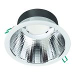 Philips LED Deckenstrahler Coreline DN142B Aluminium Weiß 19.2W 2300lm 60D - 840  | Ausschnitt 200mm - IP54 - UGR<19 - Dimmbar