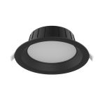 LED Deckenstrahler Mittel Einbau Schwarz 15W 1500lm 80D - 827-830-840 CCT | 176mm - Ausschnitt 150mm