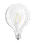 Ledvance Classic LED E27 Globe Fadenlampe Klar 2.5W 250lm - 827 | Ersatz für 25W