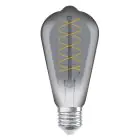 Ledvance Vintage 1906 LED E27 Edison Smoke 7.8W 360lm - 818  | Dimmbar - Ersatz Für 30W