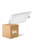 Mehrfachpackung 6x Ledvance LED Deckenstrahler Quadrat SQ210 18W 1530lm 120D - 840  