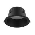 Spot Encastrable LED Profond Encastré Noir 21W 2400lm - 827-840 CCT | 226mm - Diamètre 200mm