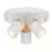 D'Lite Spot Beitem Métal Dépolie Blanc FSC Bois | Convient Pour 3x GU10