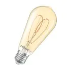 Osram Vintage 1906 LED E27 Edison Filament Dorée 4.9W 470lm - 922  | Meilleur Rendu De Couleur - Dimmable - Remplacement 40W