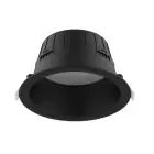Spot Encastrable LED Profond Encastré Noir 15W 1500lm 80D - 827-830-840 CCT | 176mm - Diamètre 150mm